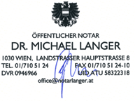Dr. Michael Langer - Notar